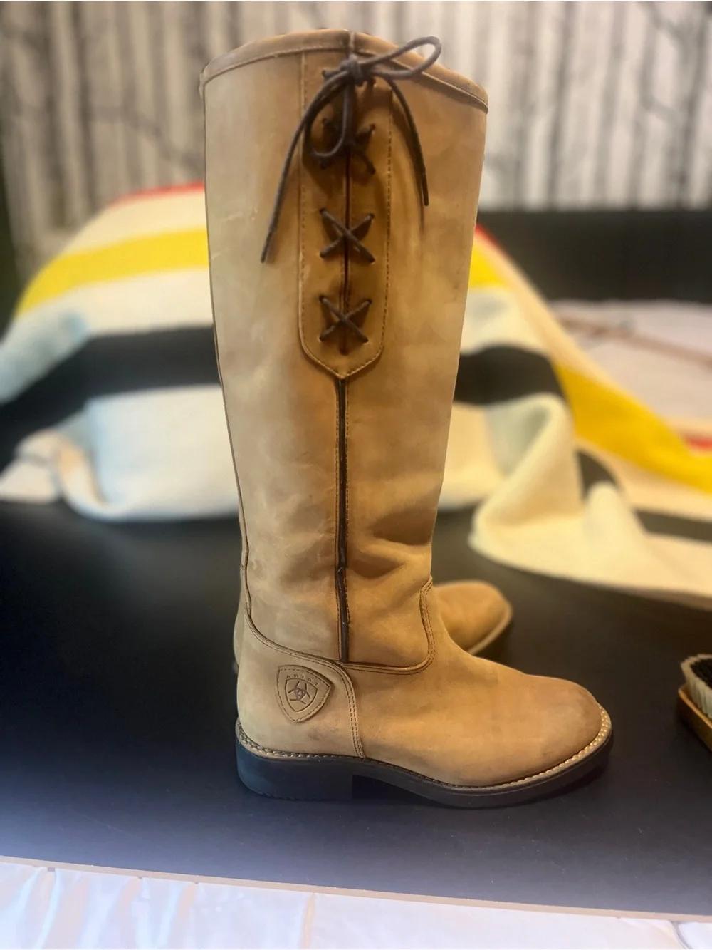 Ariat Tall Leather Boots - Tan